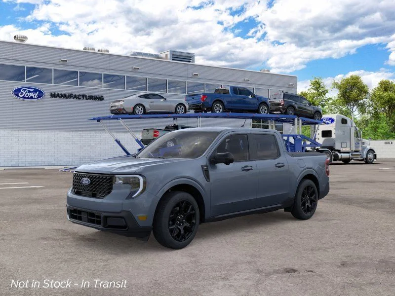 New 2026 Azure Gray Metallic Tri-Coat Ford Lariat® image 1