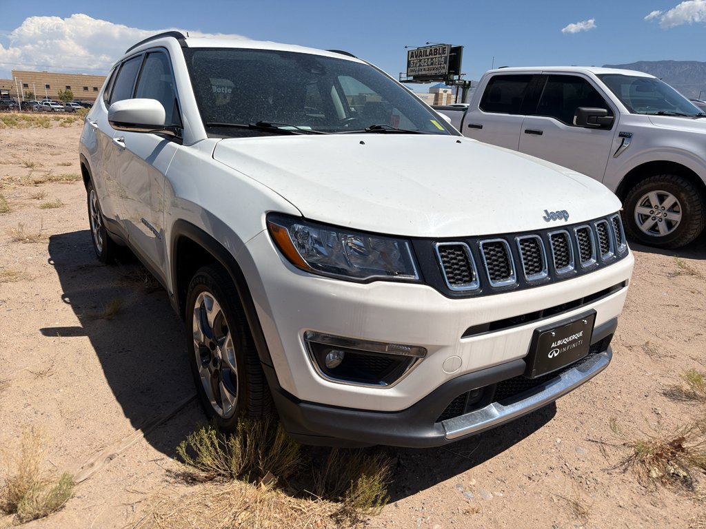 Used 2021 White Clearcoat Jeep Limited image 3