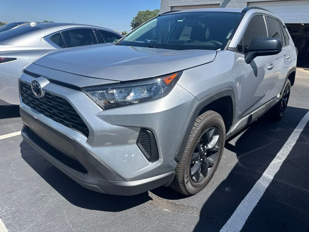Used 2021 Silver Sky Metallic Toyota LE image 1