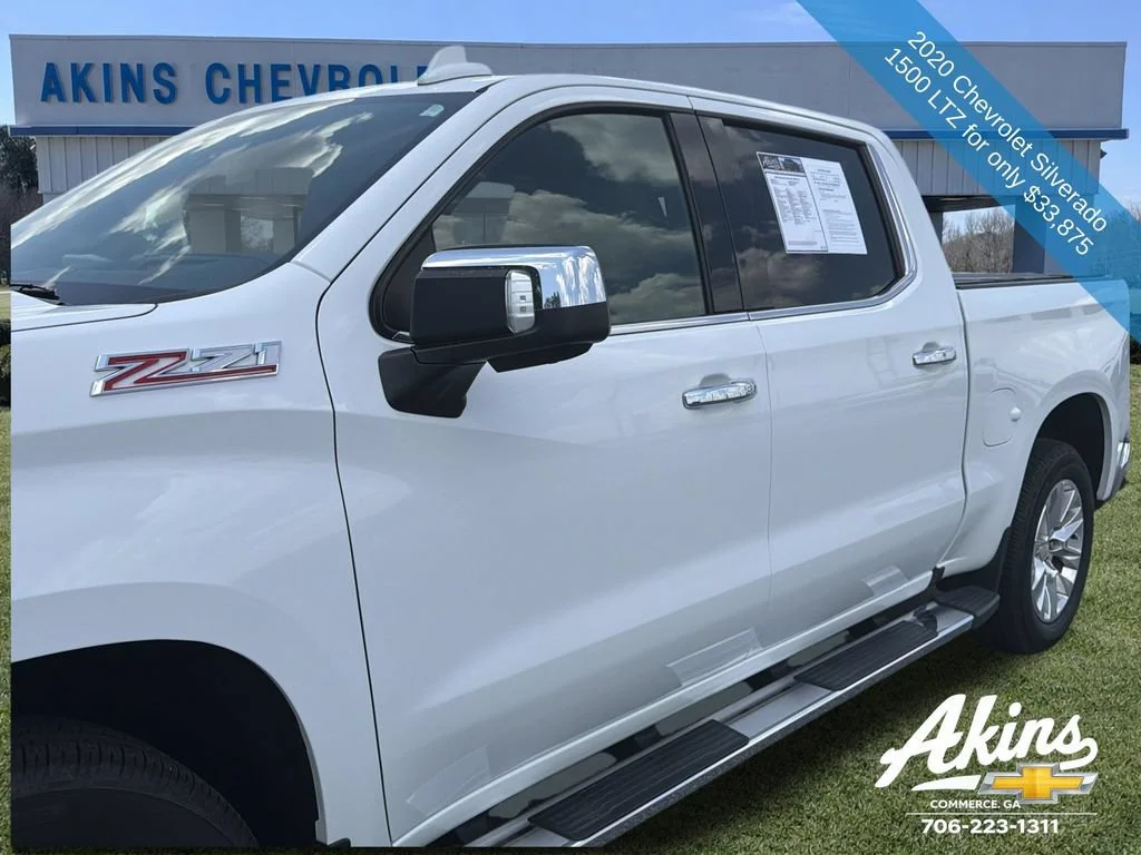 Certified Used 2020 SUMMIT WHITE Chevrolet LTZ image 12