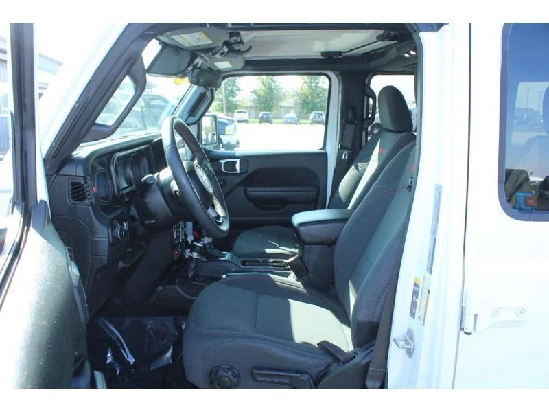 Used 2024 Bright White Clearcoat Jeep Rubicon image 8