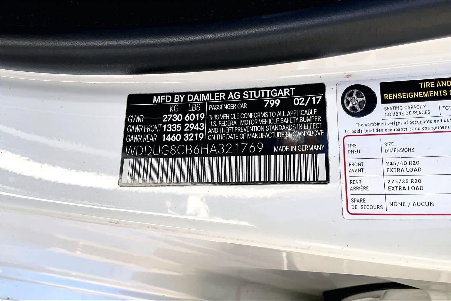 Used 2017 designo Diamond White Metallic Mercedes-Benz S 550 image 34