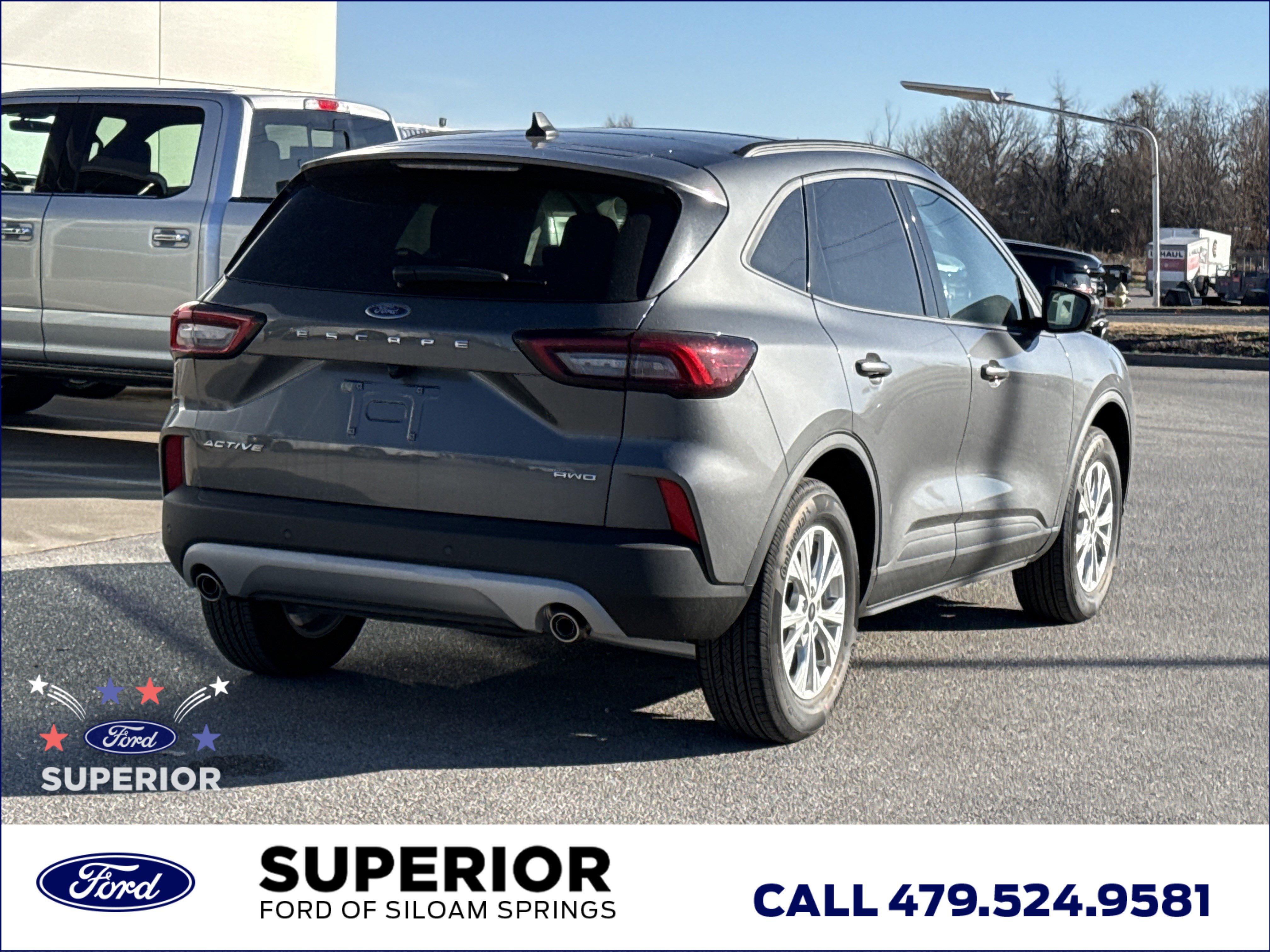 New 2026 Carbonized Gray Metallic Ford Active AWD image 3