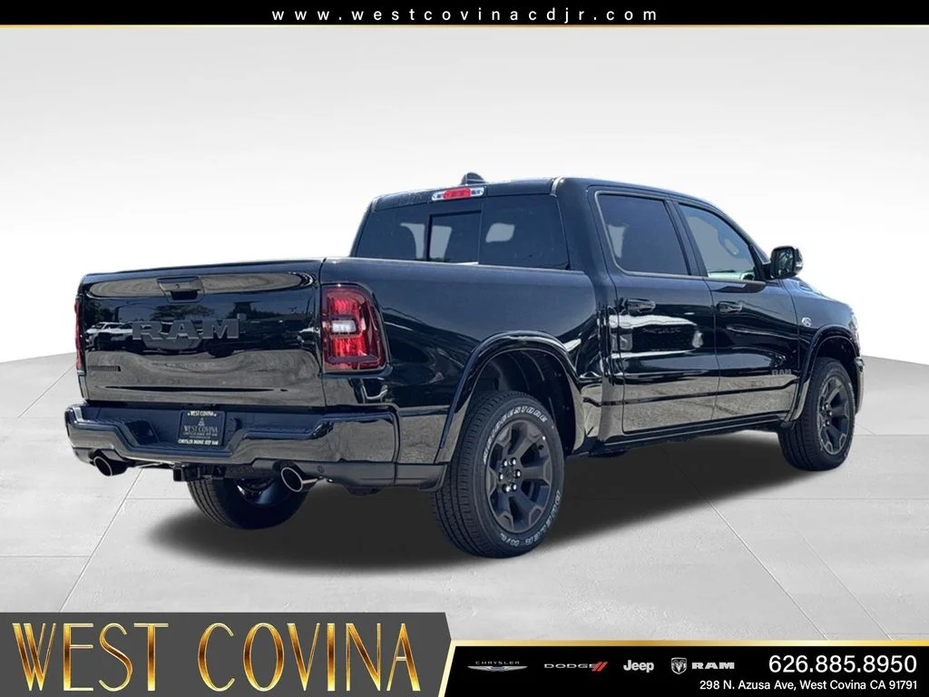 New 2026 Diamond Black Crystal Pearl-Coat Exterior Paint RAM Big Horn/Lone Star image 7