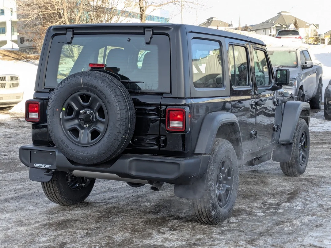 New 2026 Black Jeep Sport - - 4x4 - 3.6L V6 Engine - 12.3 Uconnect 5 - 3- Piece Hardtop - 8- Speed Auto & More! image 8