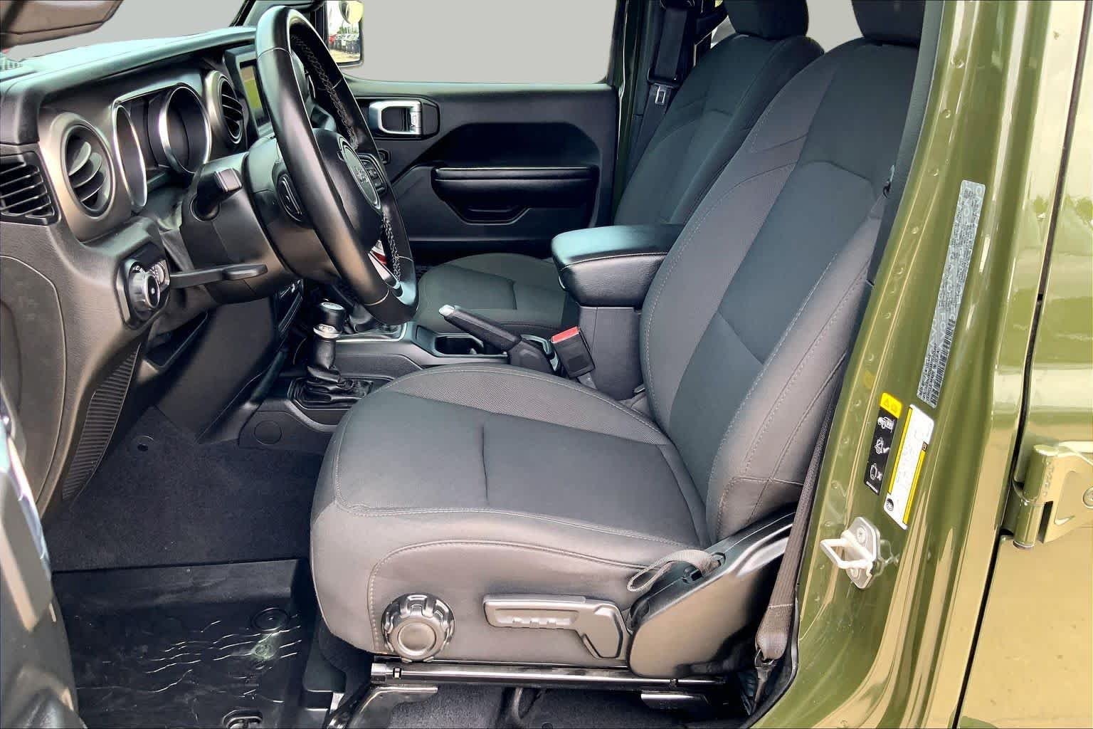 Used 2021 Sarge Green Clearcoat Jeep Unlimited Willys image 8