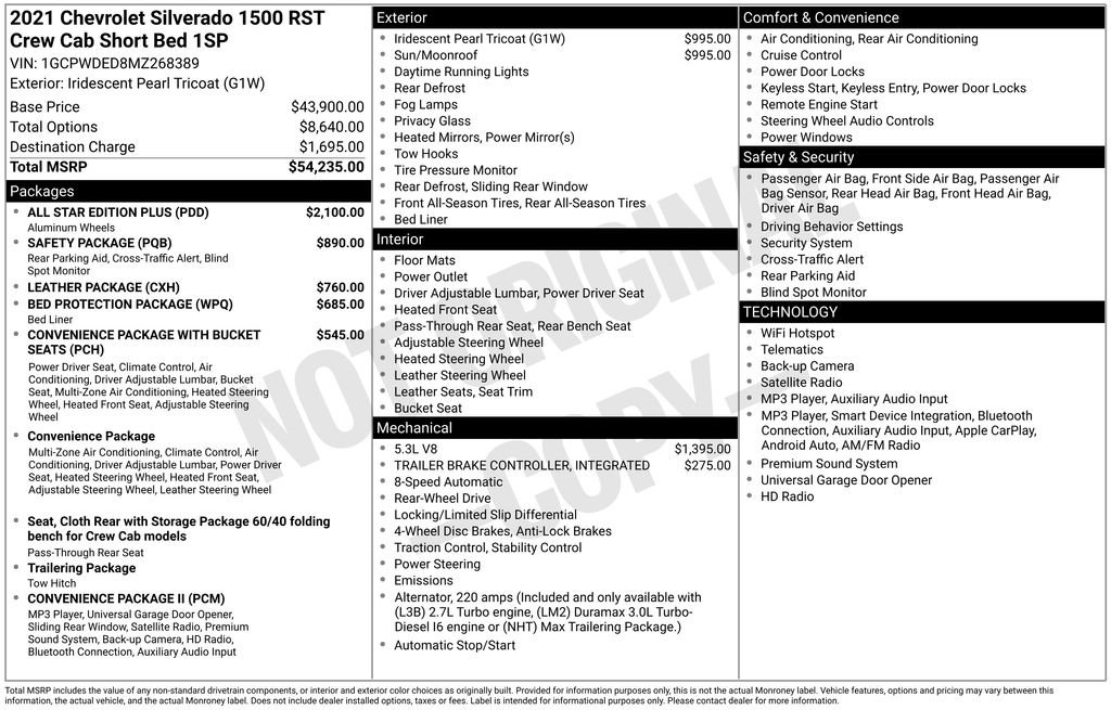Used 2021 Beige Chevrolet RST image 4