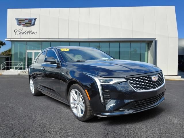 Used 2021 DARK MOON BLUE METALLIC Cadillac Luxury image 1