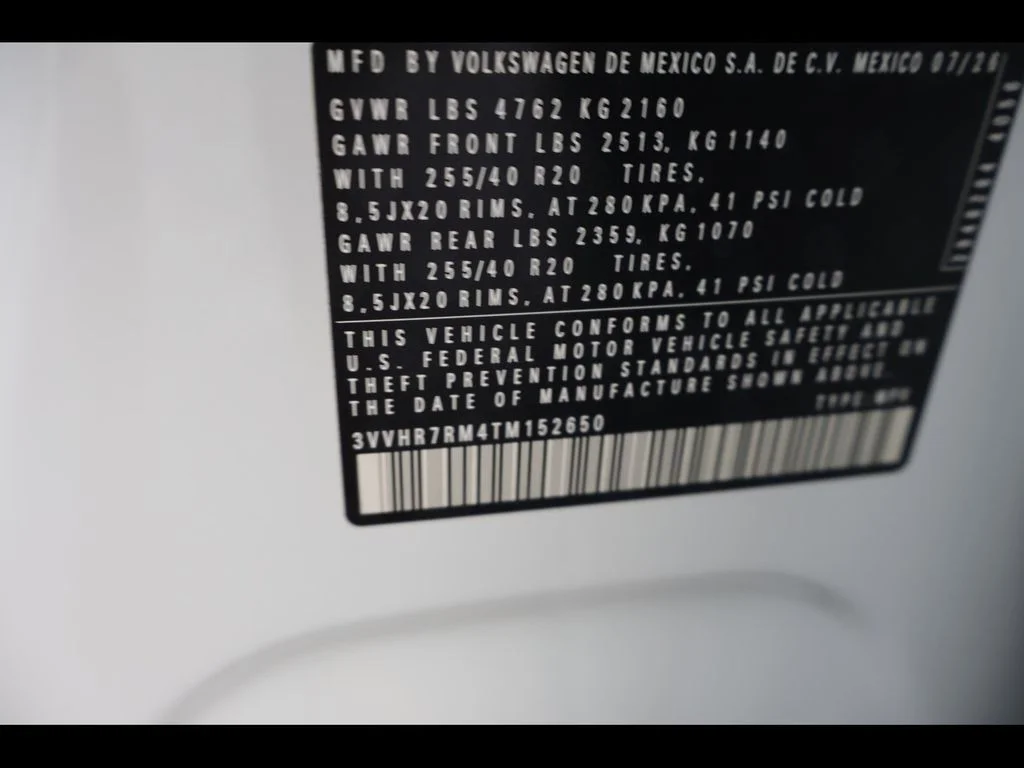 New 2026 White/off-white Volkswagen 2.0T SE R-Line Black image 30