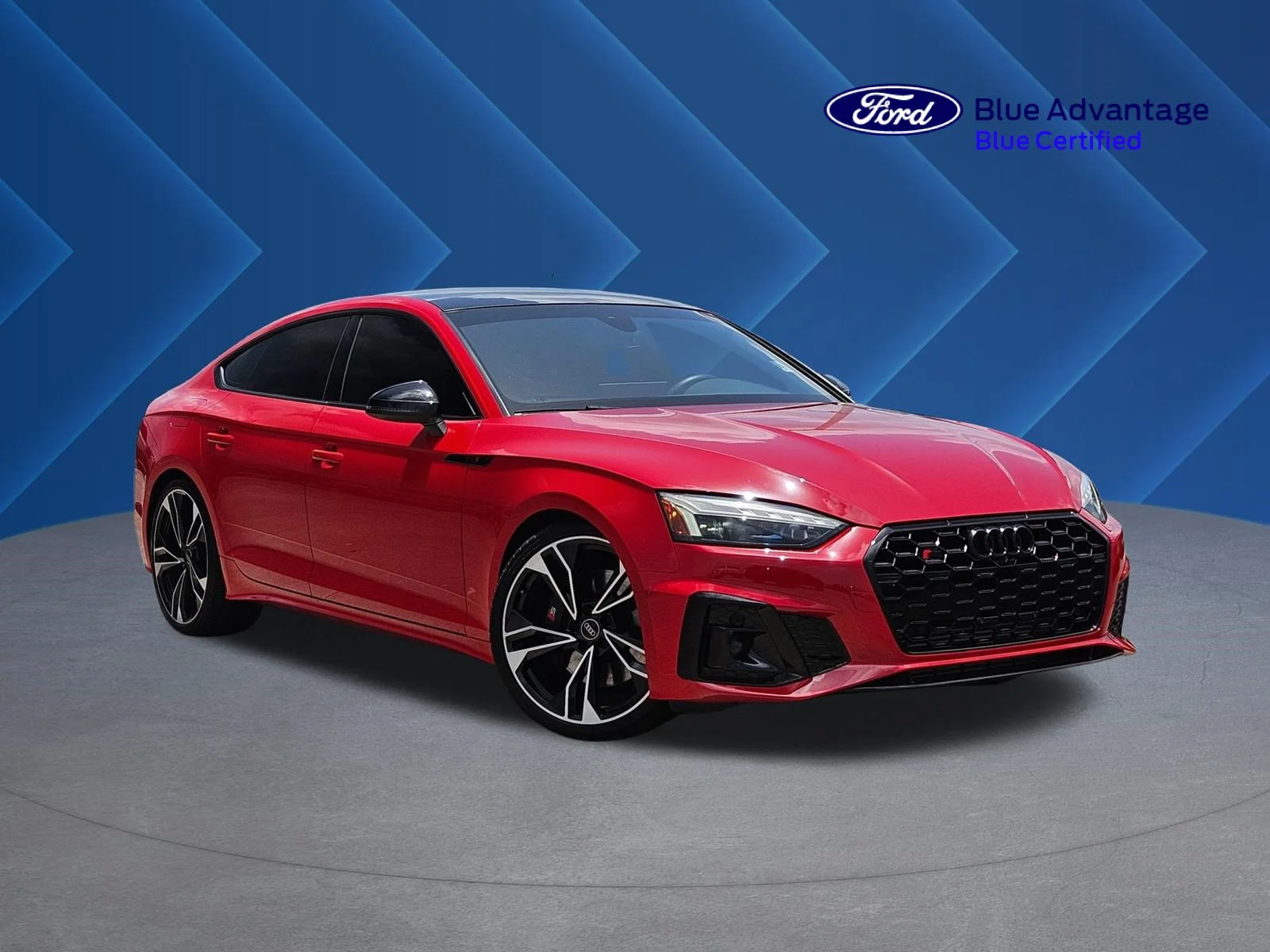 Certified Used 2024 Progressive Red Metallic Audi Premium Plus image 1