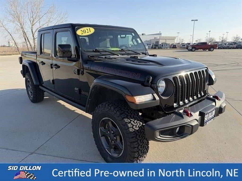 Used 2021 Black Clear Coat Jeep Rubicon image 6