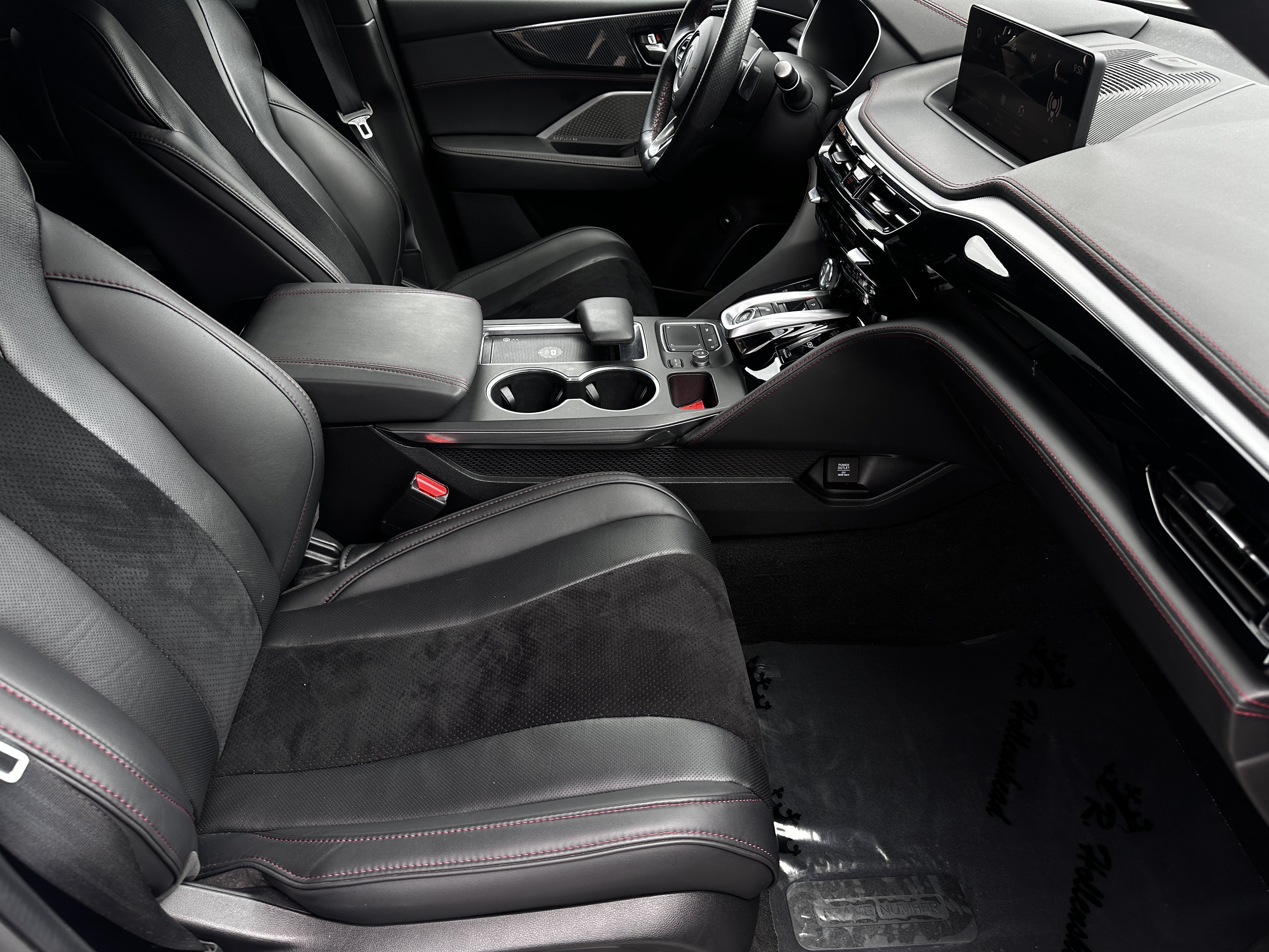 Used 2023 Platinum White Pearl Acura SH-AWD with A-Spec Package image 48