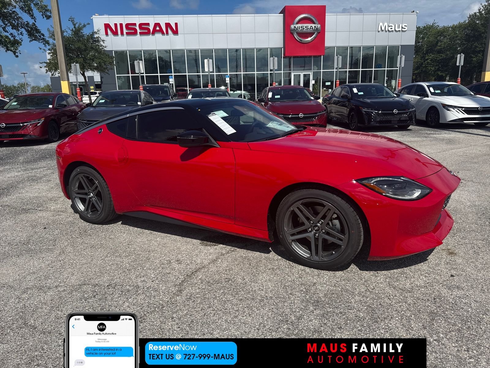 New 2026 Red Nissan Sport image 1