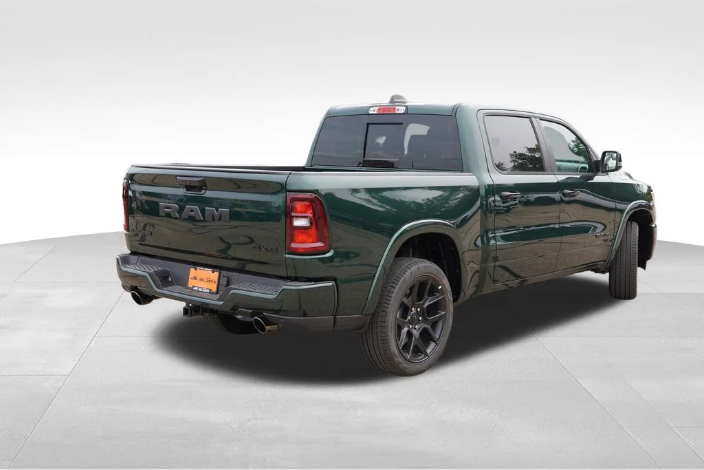New 2026 Serrano-Green Metallic Exterior Paint RAM Laramie image 3