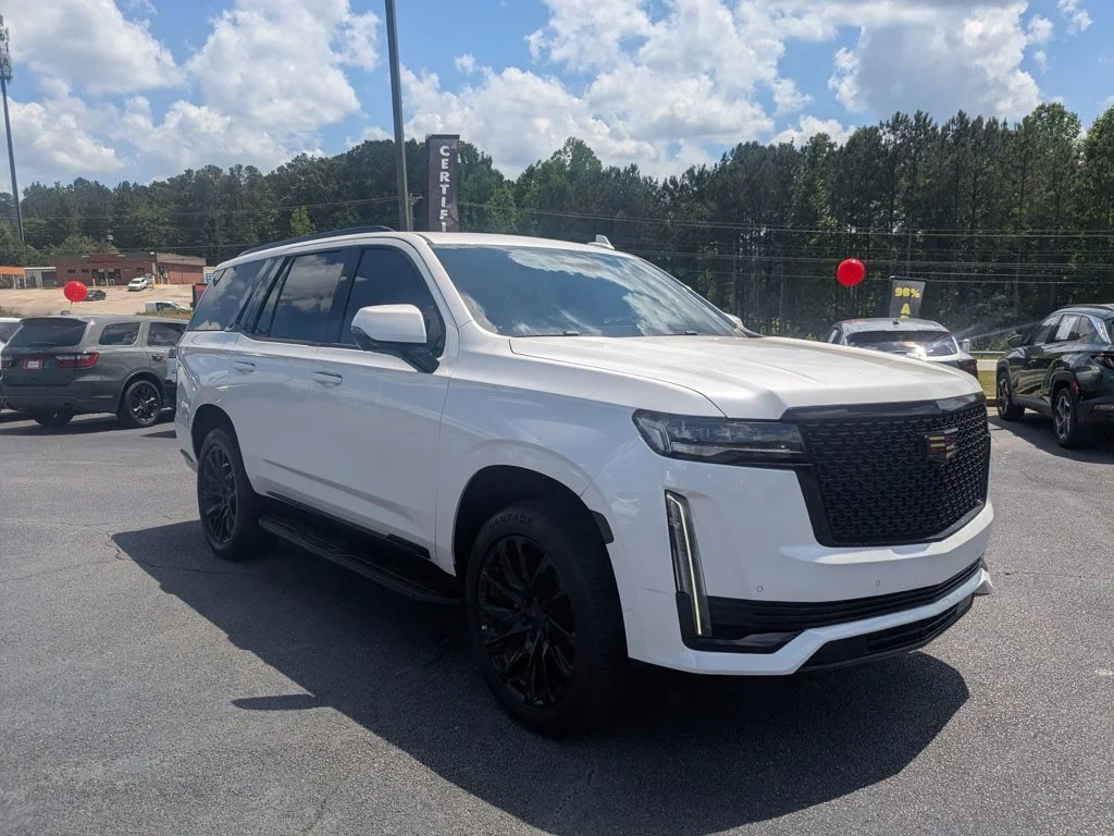 Used 2021 Crystal White Tricoat Cadillac Premium Luxury image 3