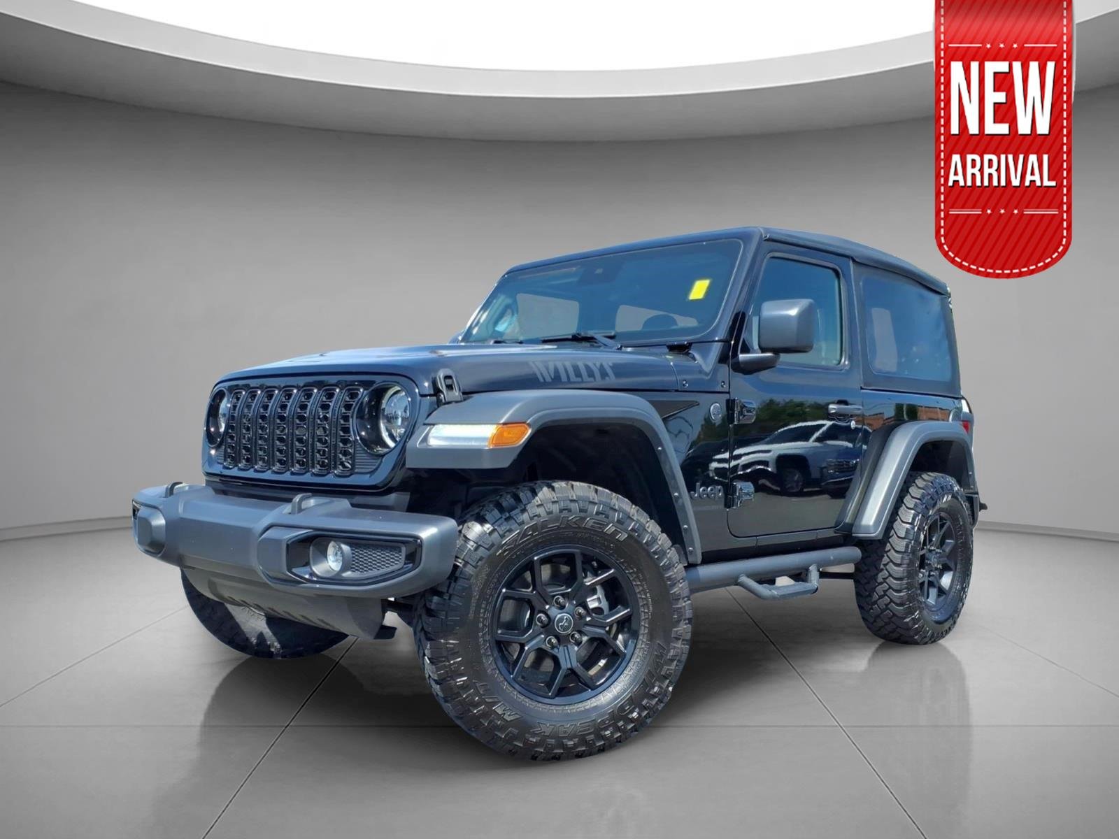 Used 2025 Black Clearcoat Jeep Willys image 1