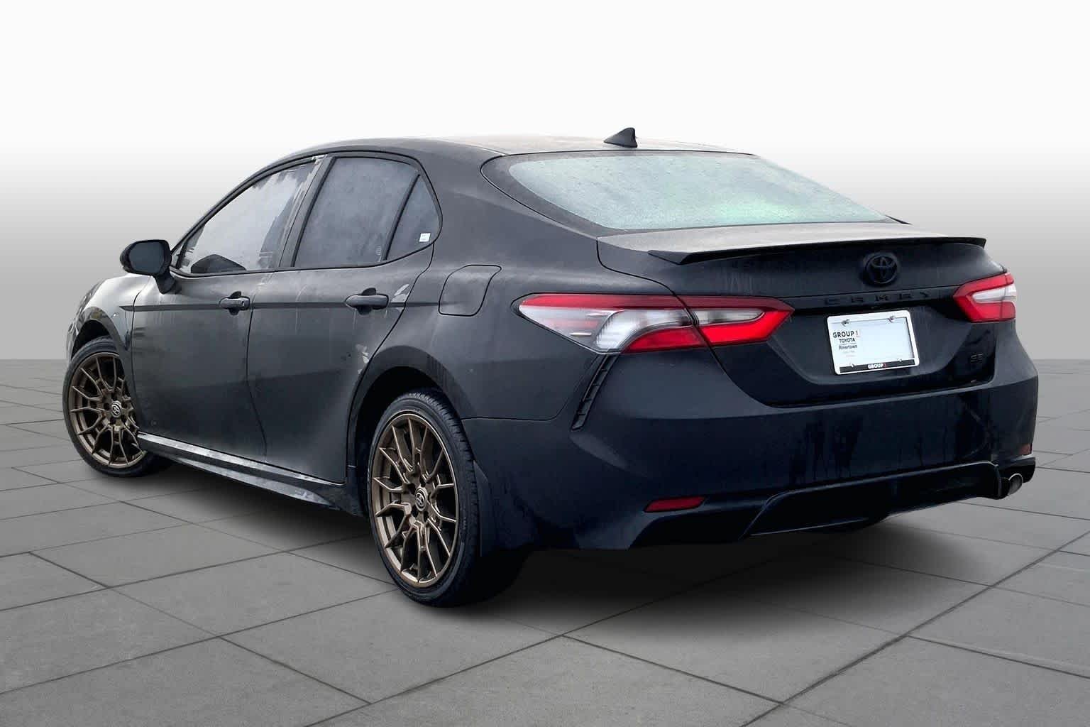 Used 2023 Midnight Black Metallic Toyota SE Nightshade image 11
