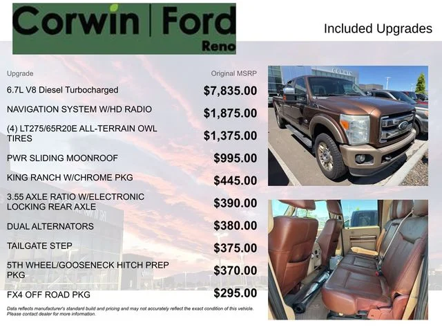 Used 2011 Bronze Metallic Ford King Ranch image 8