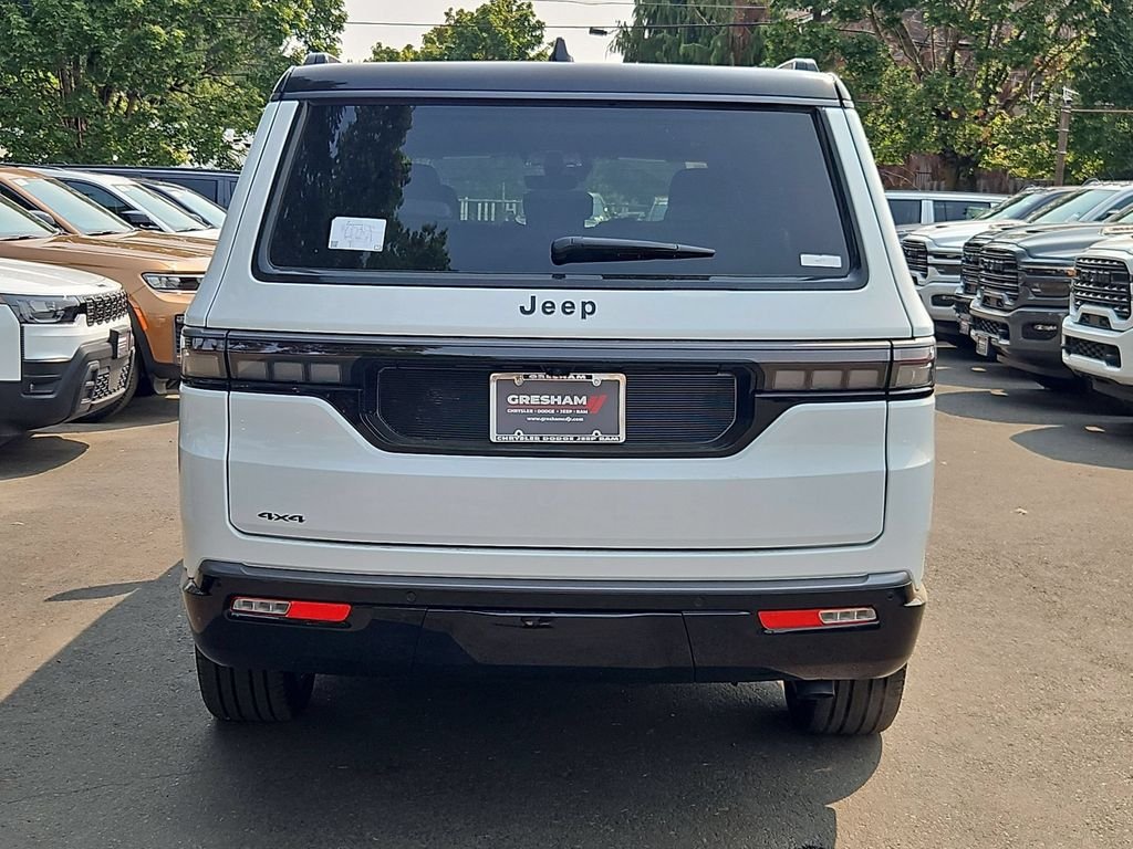 New 2026 Bright White Clearcoat Jeep Summit Obsidian image 6