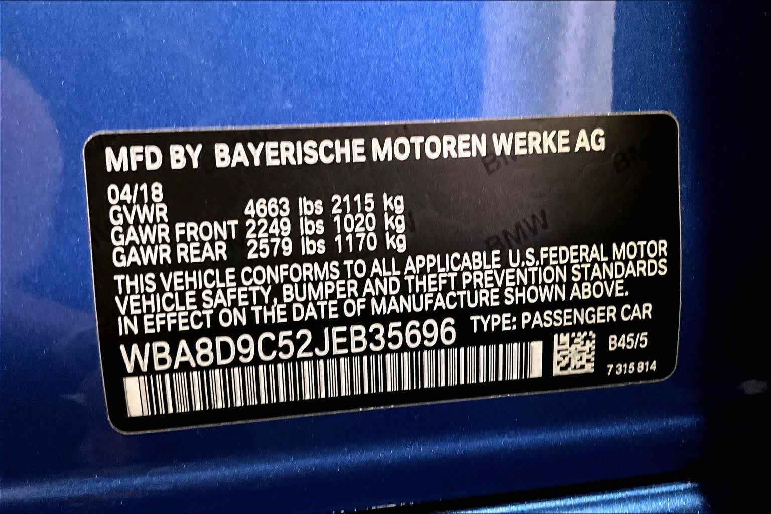 Used 2018 Estoril Blue Metallic BMW 330i xDrive image 33