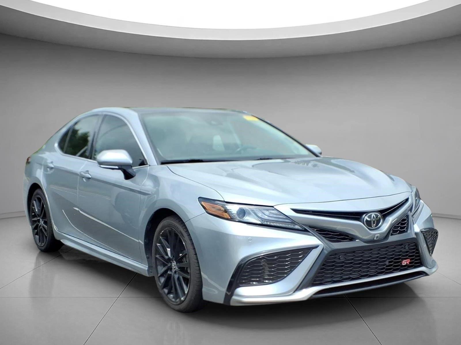 Used 2023 Celestial Silver Metallic Toyota XSE V6 image 1