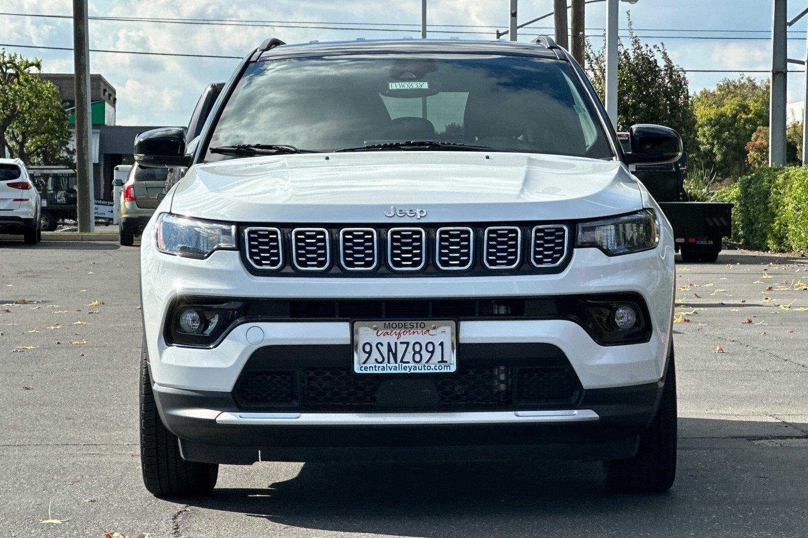 Certified Used 2025 Bright White Clearcoat Jeep Limited image 8