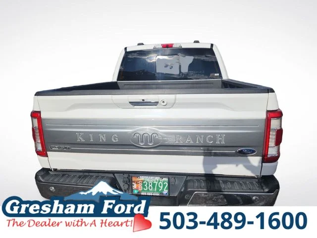 Used 2021 Oxford White Ford King Ranch image 8