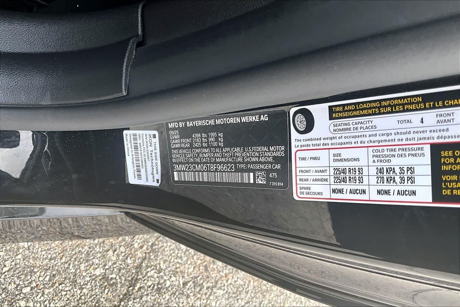 Used 2026 Black Sapphire Metallic BMW 230i image 35