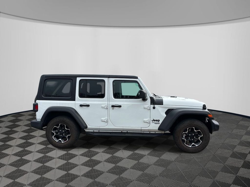 Used 2021 White Jeep Unlimited Sport S image 8