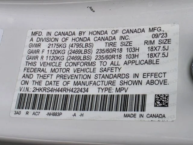 Certified Used 2024 Lunar Silver Metallic Honda EX image 33