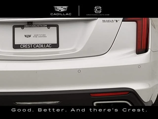 Used 2023 Crystal White Tricoat CADILLAC Premium Luxury image 4