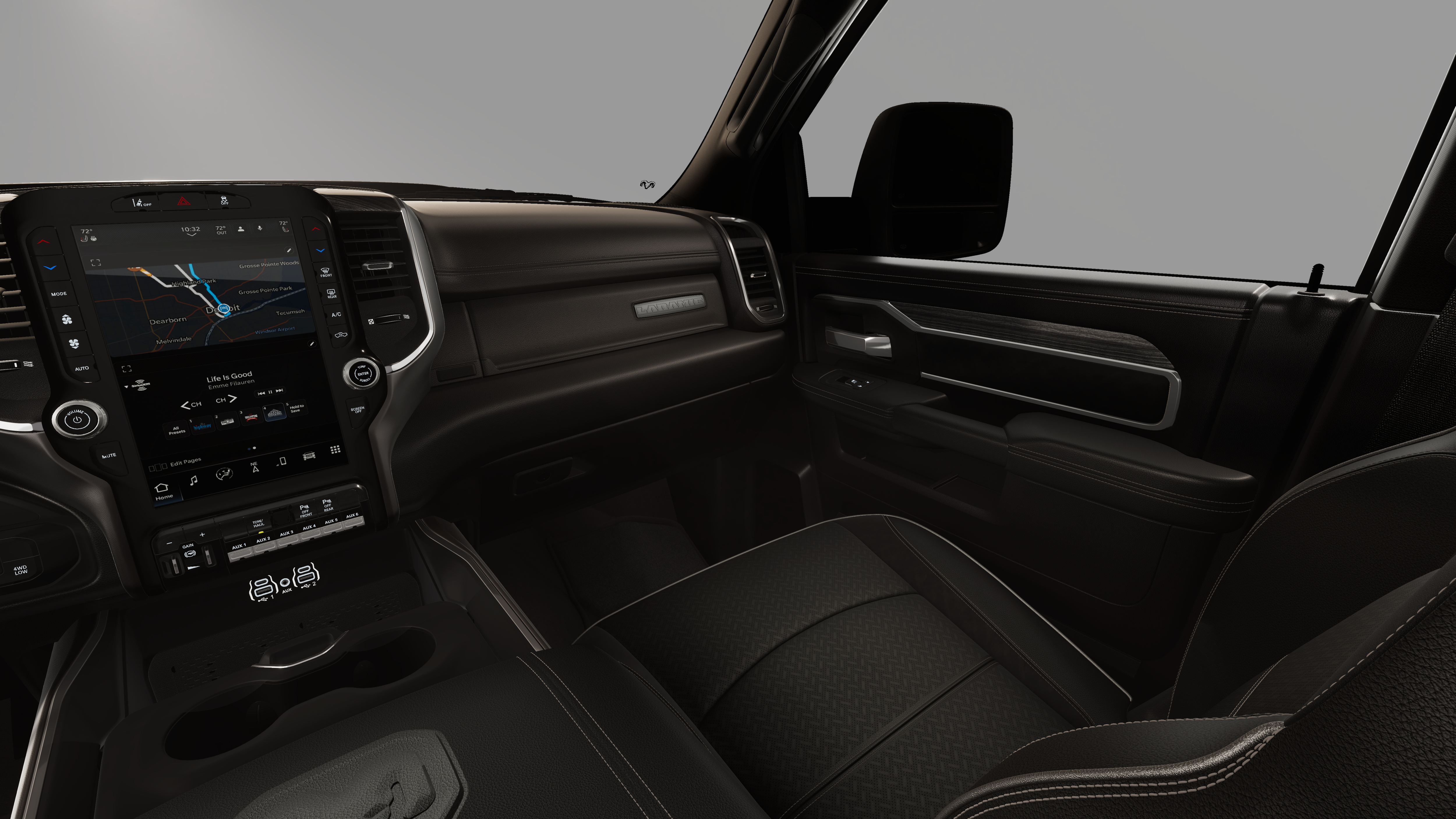 New 2026 Ceramic Gray Clear-Coat Exterior Paint RAM LARAMIE image 19