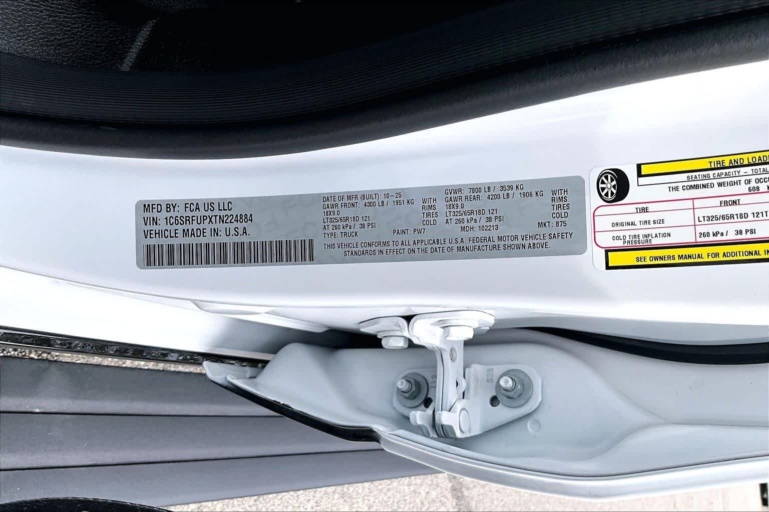Used 2026 Bright White Clearcoat Ram RHO image 38