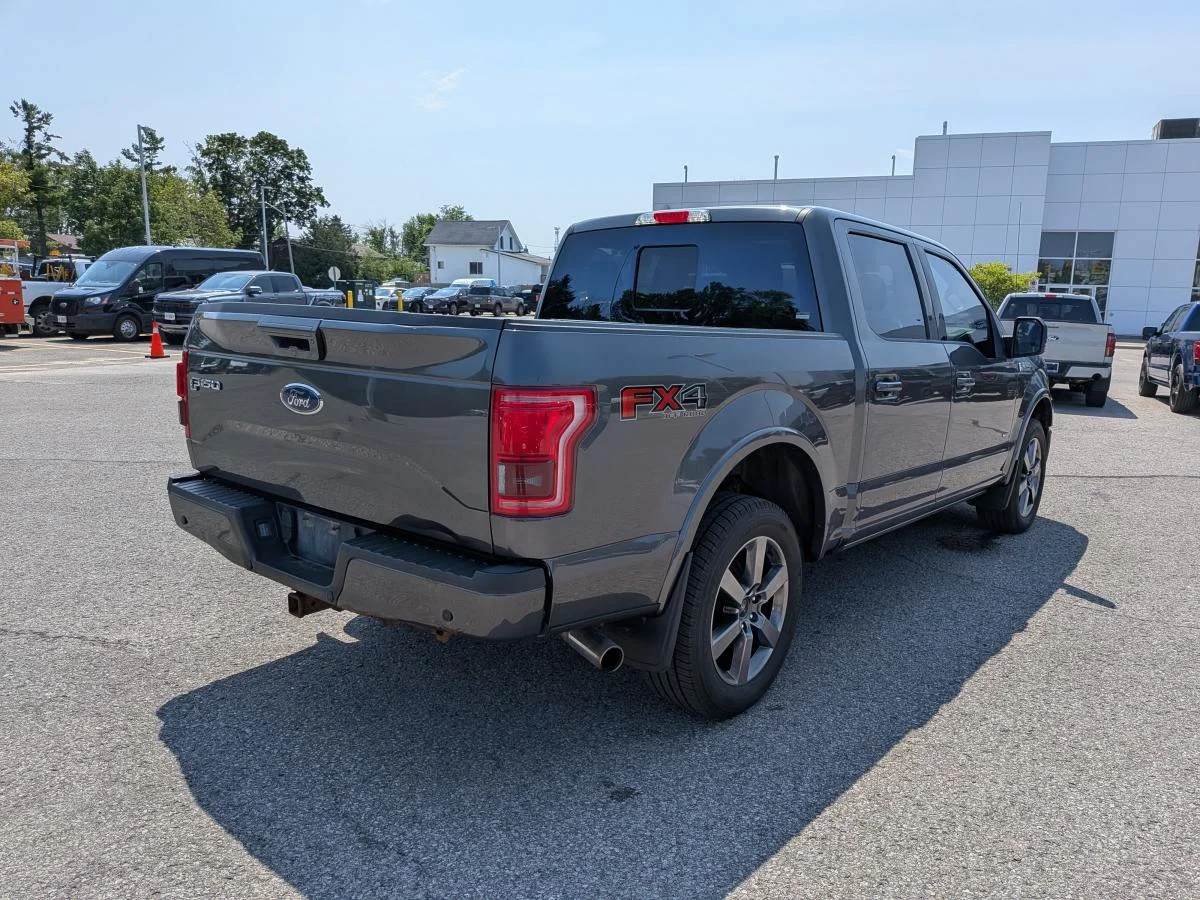 Used 2017 Grey Ford 4WD SuperCrew 145" Lariat image 5