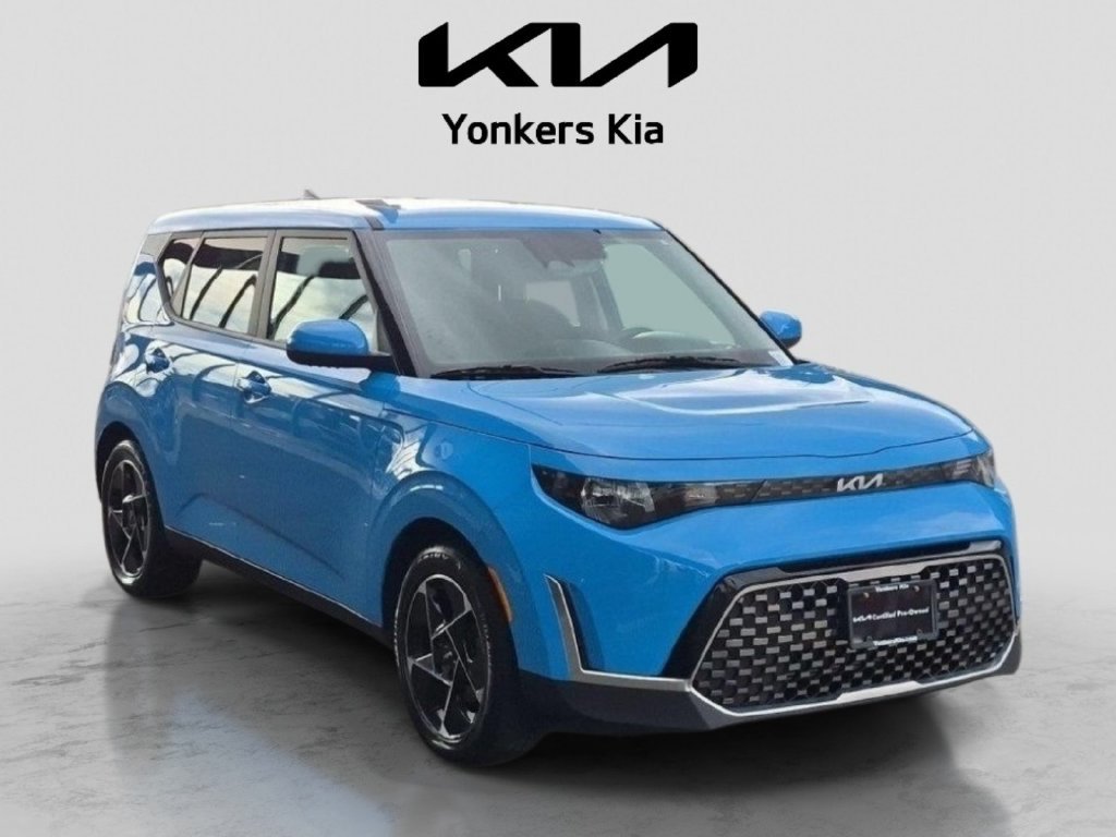 Certified Used 2023 Blue Kia EX image 3