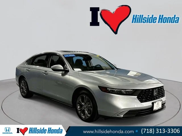 Certified Used 2024 Solar Silver Metallic Honda 1.5T EX image 7