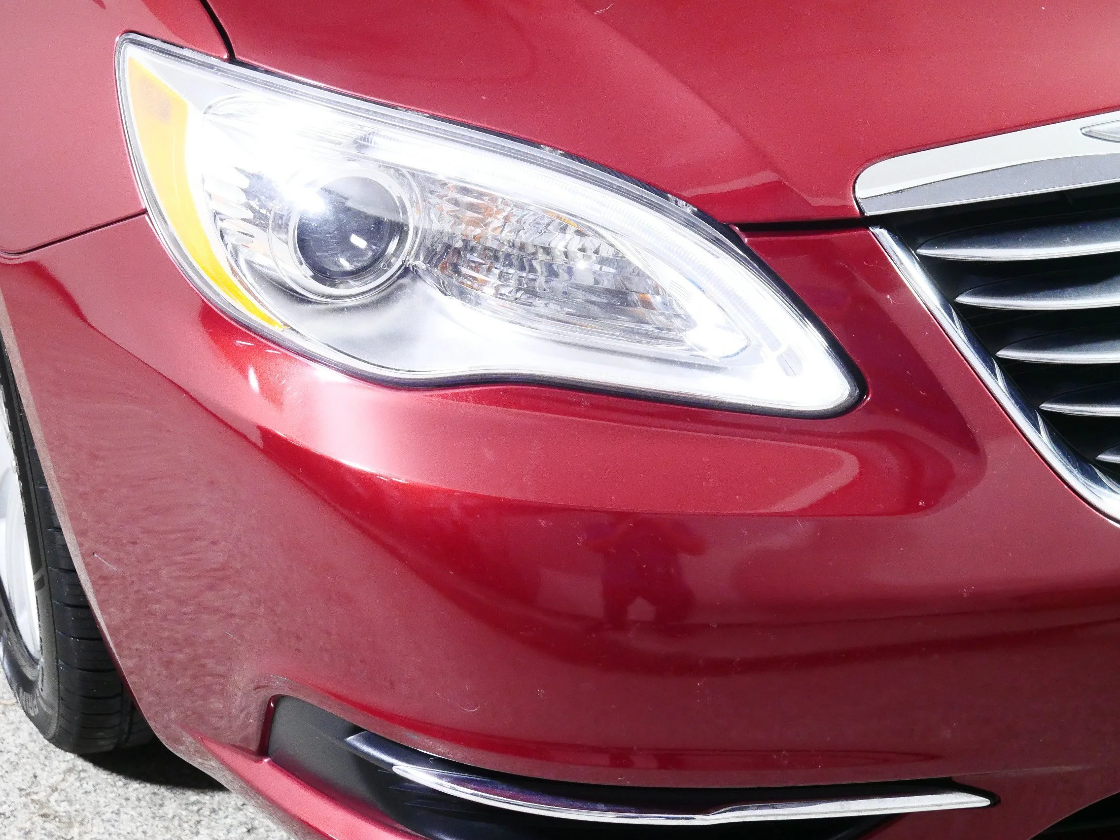 Used 2012 Deep Cherry Red Crystal Pearl Chrysler Touring image 16