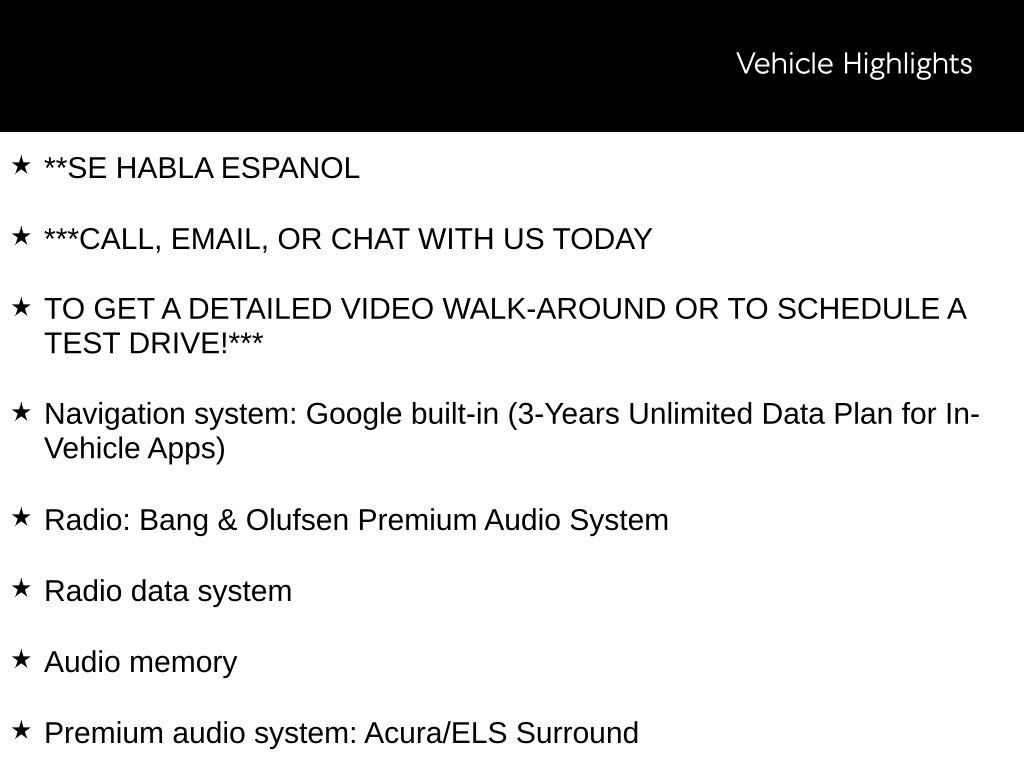 Certified Used 2025 Black Acura Technology Package image 15