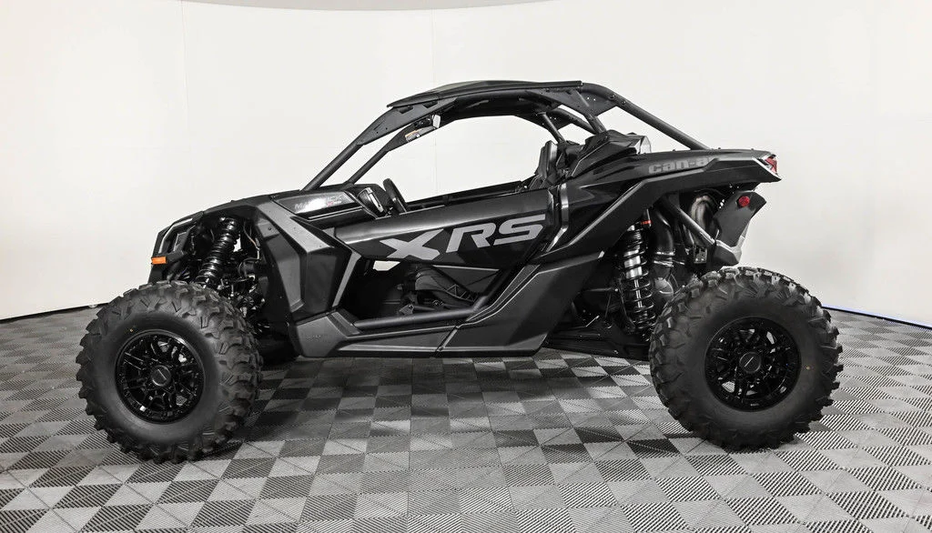 New 2025 BLACK Can-Am X Rs Turbo RR Triple Black image 8