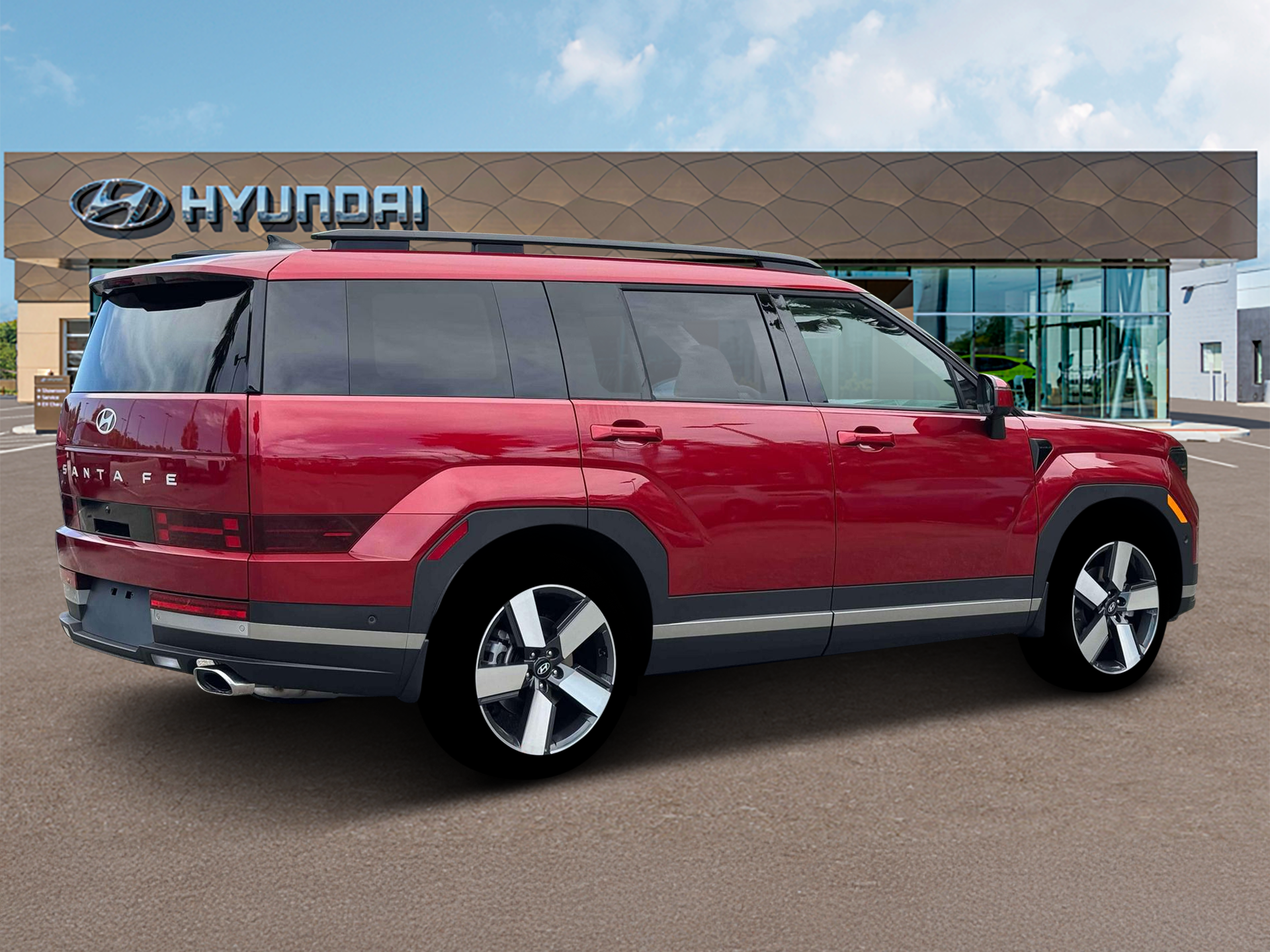 New 2026 Red Hyundai Limited FWD image 8