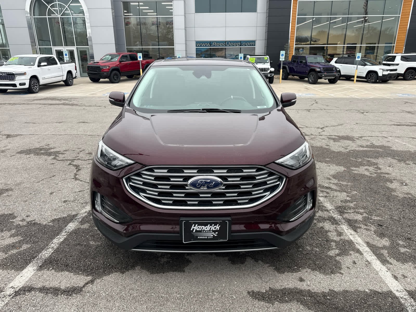 Used 2022 Ford Edge Titanium with VIN 2FMPK4K99NBA55480 for sale in Kansas City