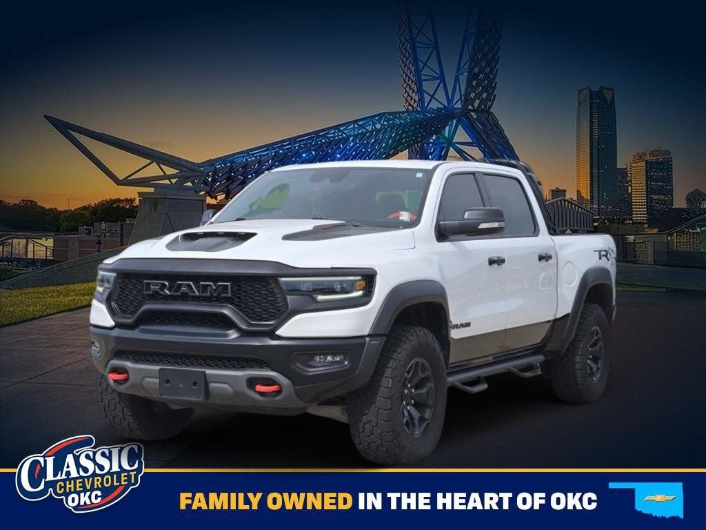 Used 2021 Bright_white_clearcoat Ram TRX image 3