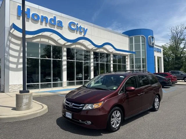 Certified 2017 Honda Odyssey EX-L with VIN 5FNRL5H67HB026032 for sale in Bethpage, NY