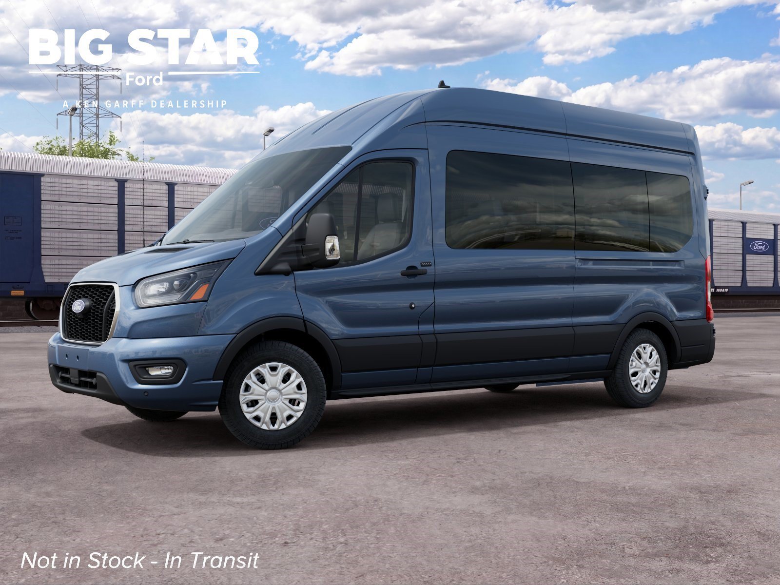 New 2027 Blue Metallic Ford XLT image 1