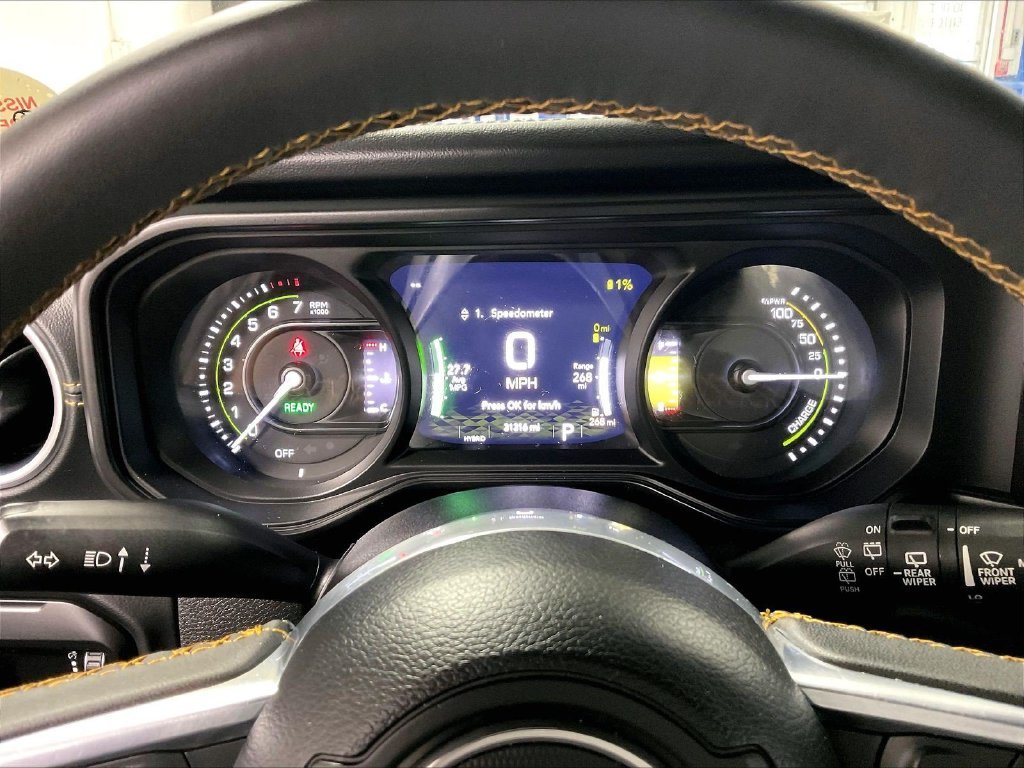 Used 2024 Black Jeep Sahara 4xe image 25
