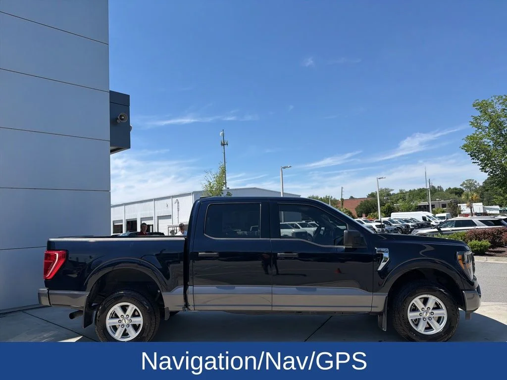 Certified Used 2023 Antimatter Blue Metallic Ford XLT image 2