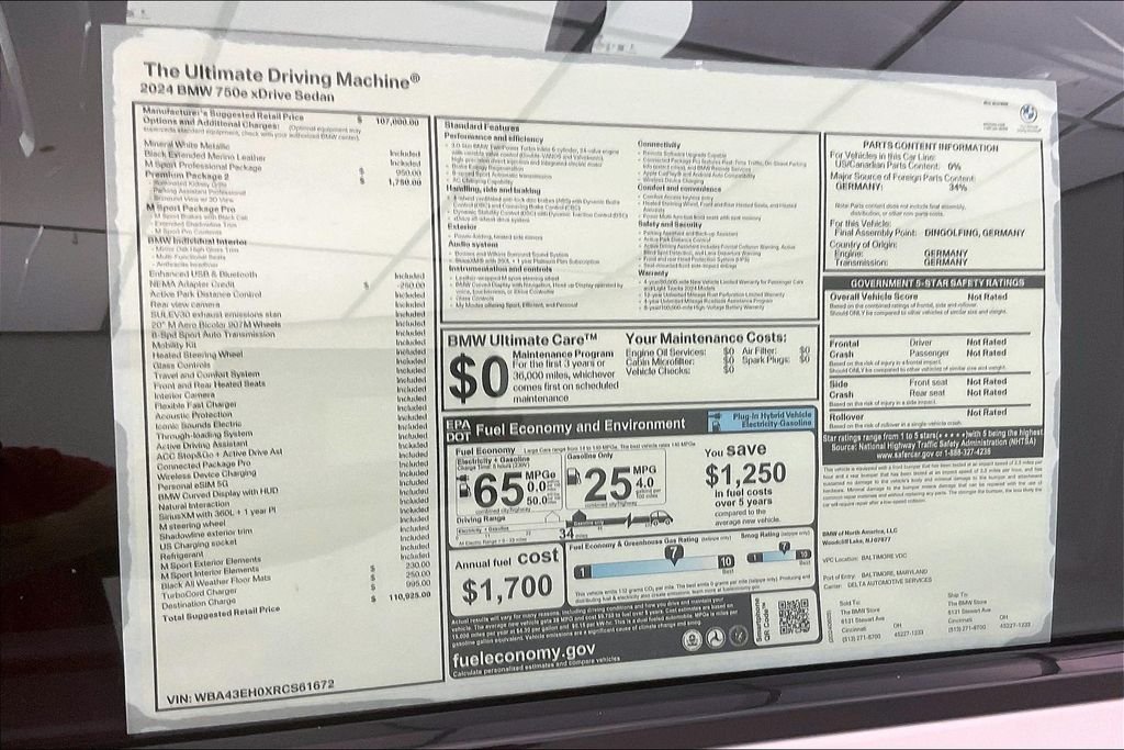 Used 2024 Mineral White Metallic BMW  image 13