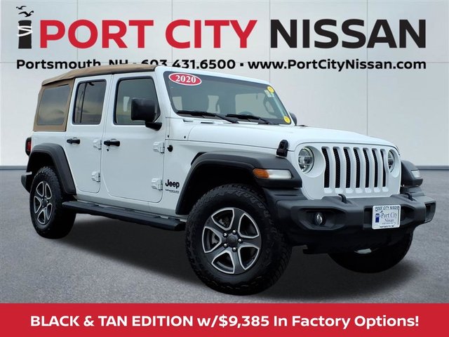 2020 Jeep Wrangler Unlimited Sport S BLACK & TAN w/COLD WEATHER PKG