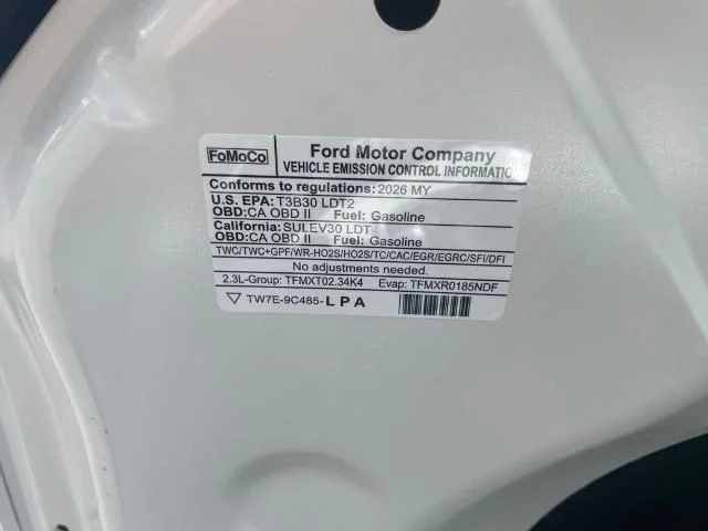 New 2026 Star White Metallic Tri-Coat Ford Tremor® image 76