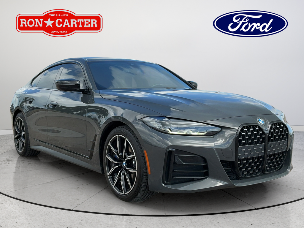 Used 2024 Dravit Gray Metallic BMW 430i Gran Coupe image 1